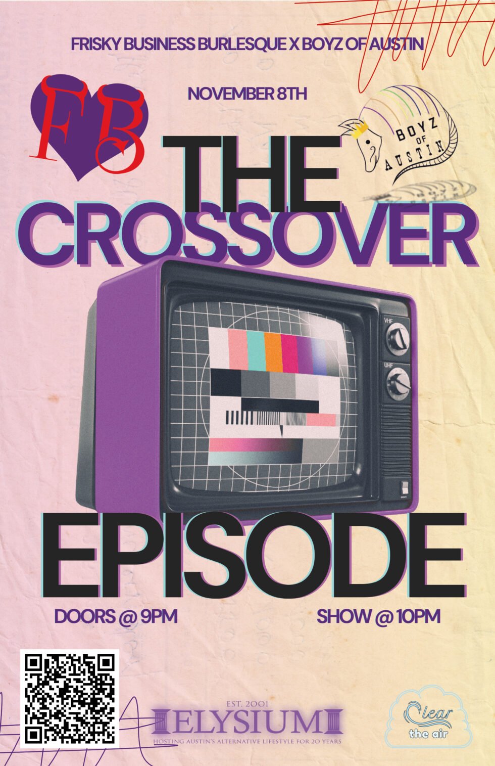 Frisky Business Burlesque & Boyz of Austin Drag Crossover Show!